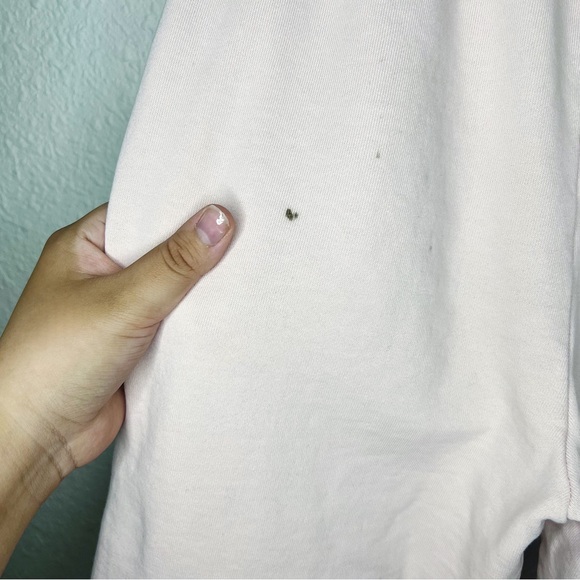 (Sold) Brandy Melville Rosa Soft Sweatpants Light Baby Pink Cuffed Jogger Pants - Picture 7 of 10